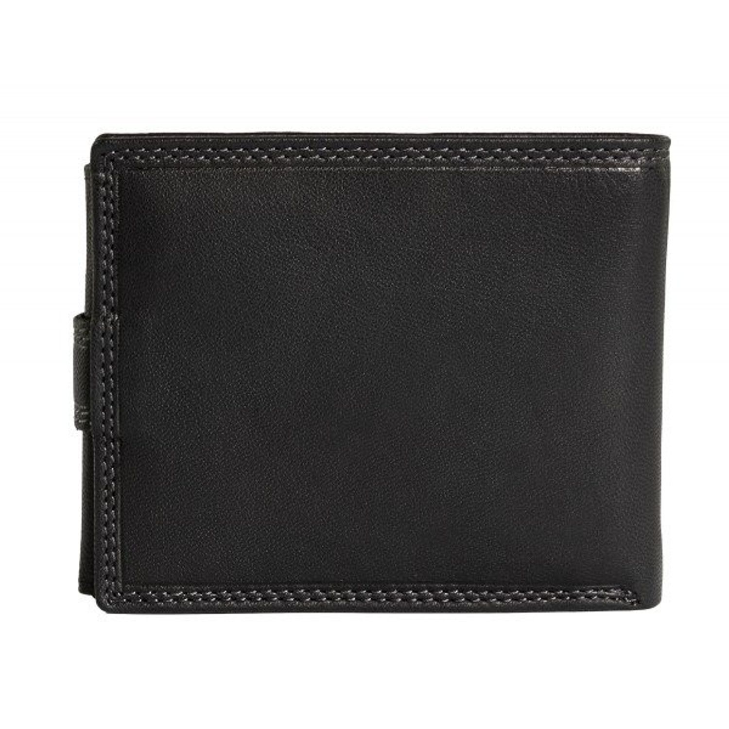 Portofel barbati din piele naturala, Coveri, model 260, Negru fotografia produsului View 2 L