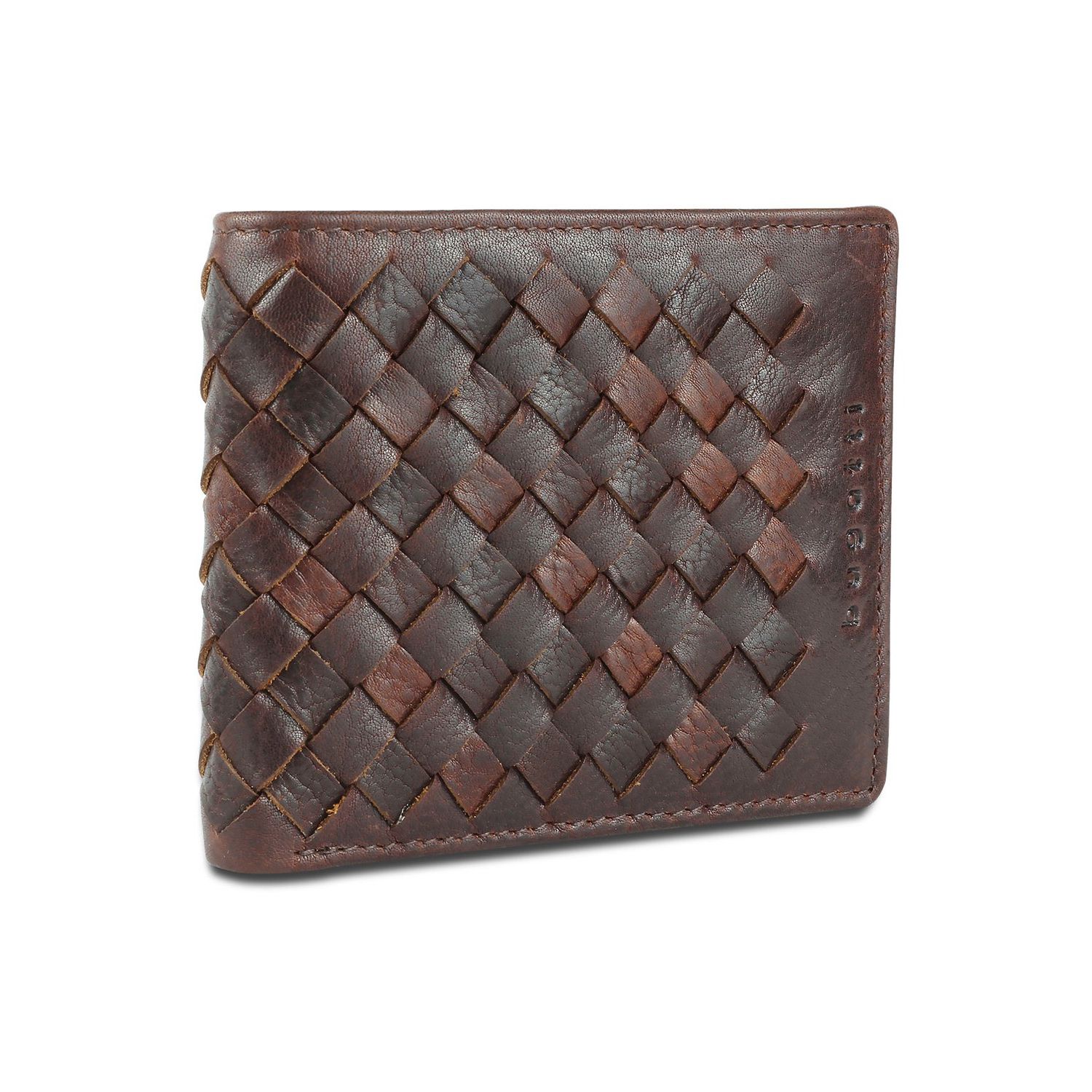 Portofel barbati, bugatti, seria Woven, 49611318, piele naturala, maro deschis fotografia produsului