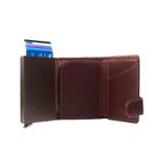 Portofel unisex cu suport pentru carduri, din piele naturala, The Chesterfield Brand, Leicester, cu protectie (8719241062037) fotografia produsului View 4 S