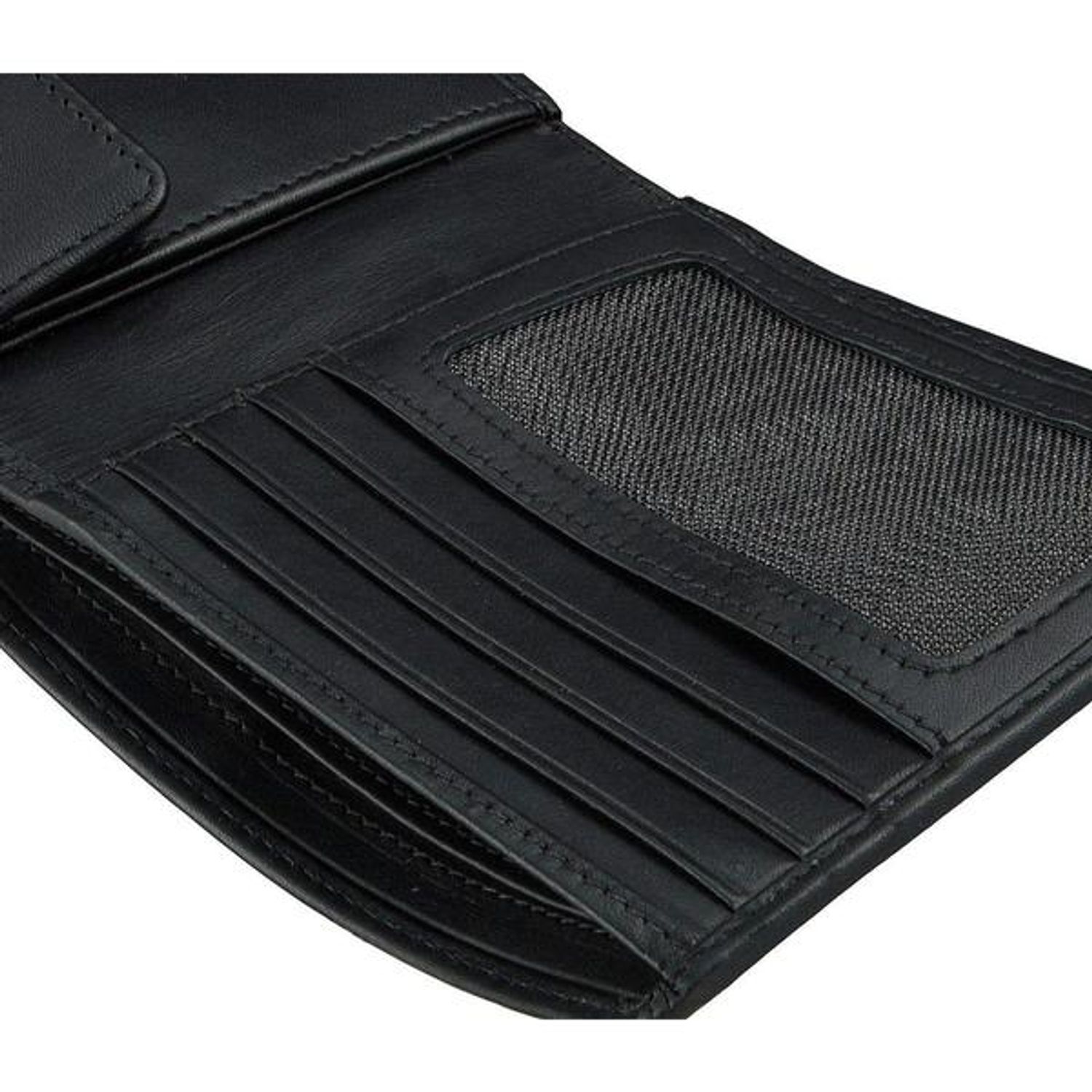 Portofel barbati, Bugatti Primo Basic negru, din piele naturala Magazinul De Genti fotografia produsului View 3 L