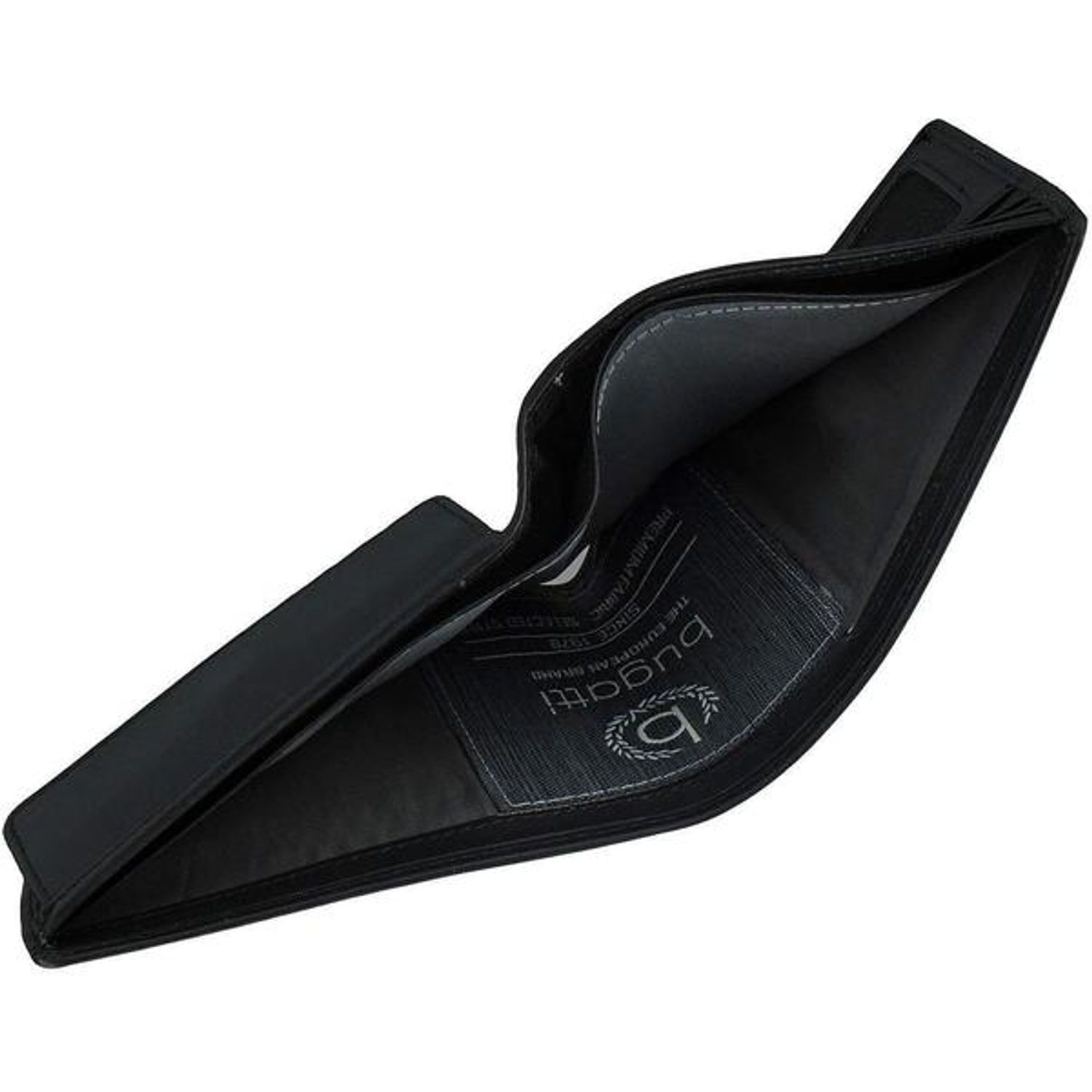 Portofel barbati, Bugatti Primo Basic negru, din piele naturala Magazinul De Genti fotografia produsului View 4 L
