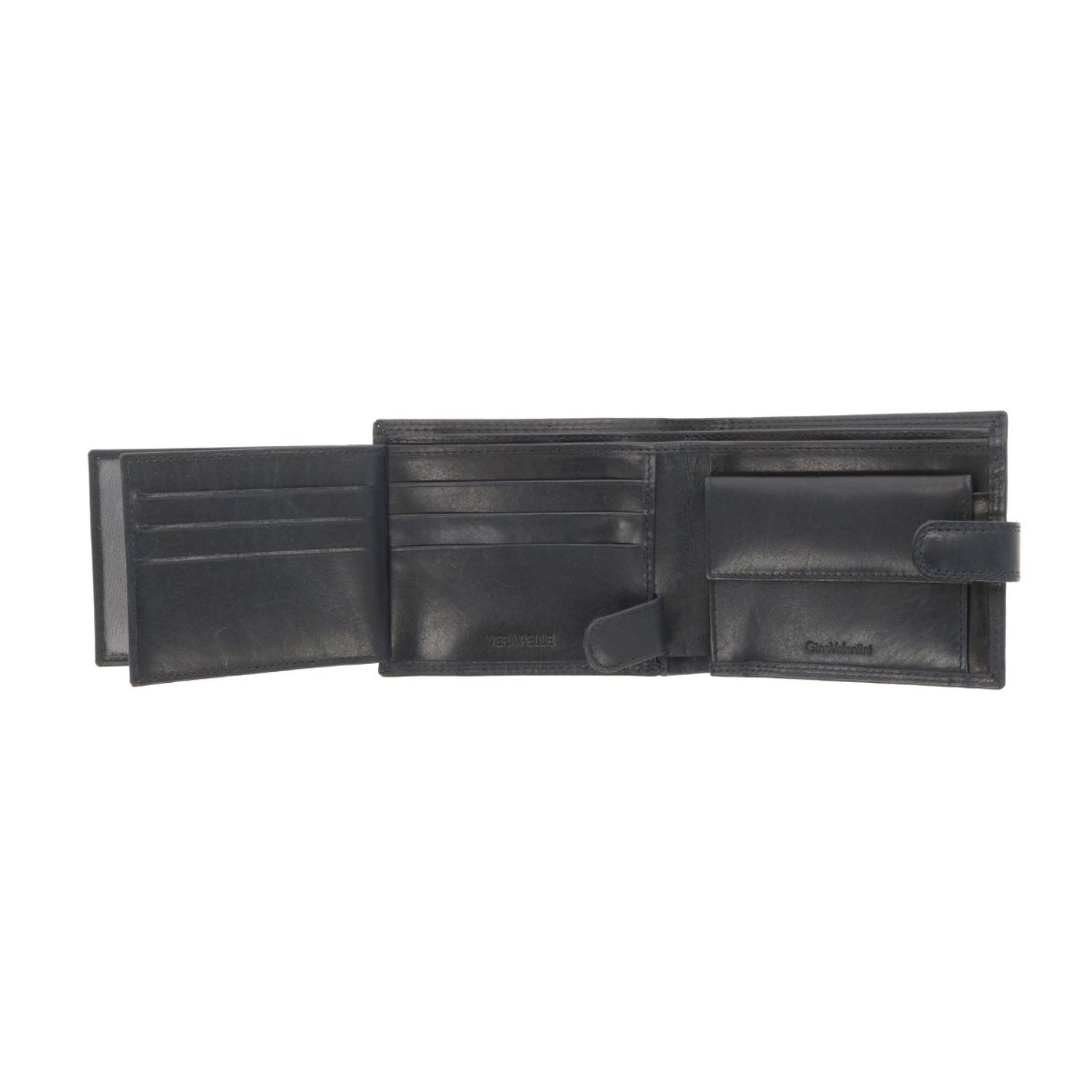 Portofel din piele bleumarin pentru barbati, model 561, MAGAZINUL DE GENTI fotografia produsului View 4 L