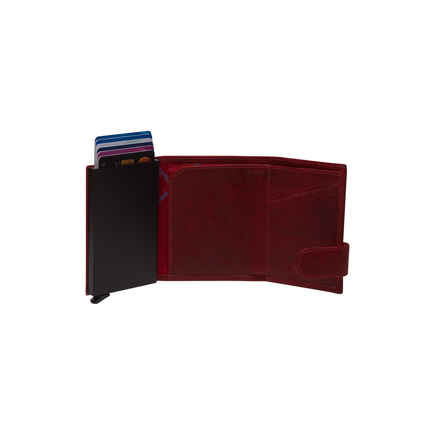 Portofel unisex cu suport pentru carduri, din piele naturala, The Chesterfield Brand, Mannheim, cu protectie anti (8719241080109) fotografia produsului View 2 L
