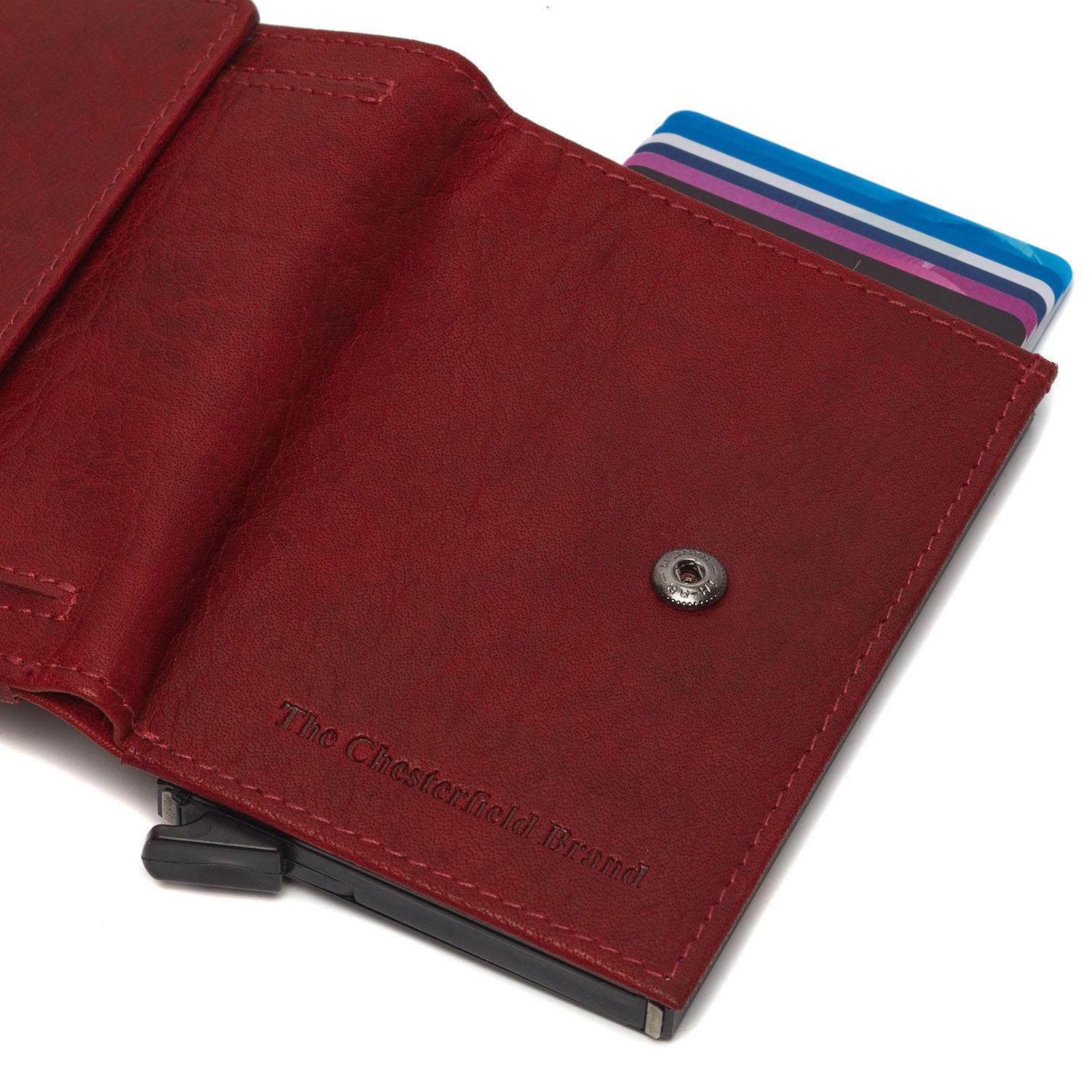 Portofel unisex cu suport pentru carduri, din piele naturala, The Chesterfield Brand, Hannover, cu protectie anti (8719241079950) fotografia produsului View 5 L