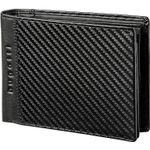 Portofel BUGATTI, Comet, piele neagra, multiple compartimente, protectie RFID, fereastra mesh fotografia produsului