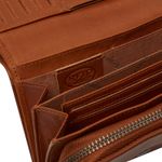 Portofel dama din piele naturala, The Chesterfield Brand, Seattle, cu protectie anti scanare RFID, Maro coniac fotografia produsului View 4 S