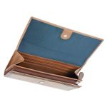 Portofel dama maro coniac, piele naturala cu perforatii, Bugatti model Perfo 602 fotografia produsului View 4 S