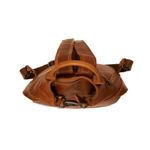 Rucsac de dama The Chesterfield Brand din piele moale maro coniac, Saar fotografia produsului View 4 S