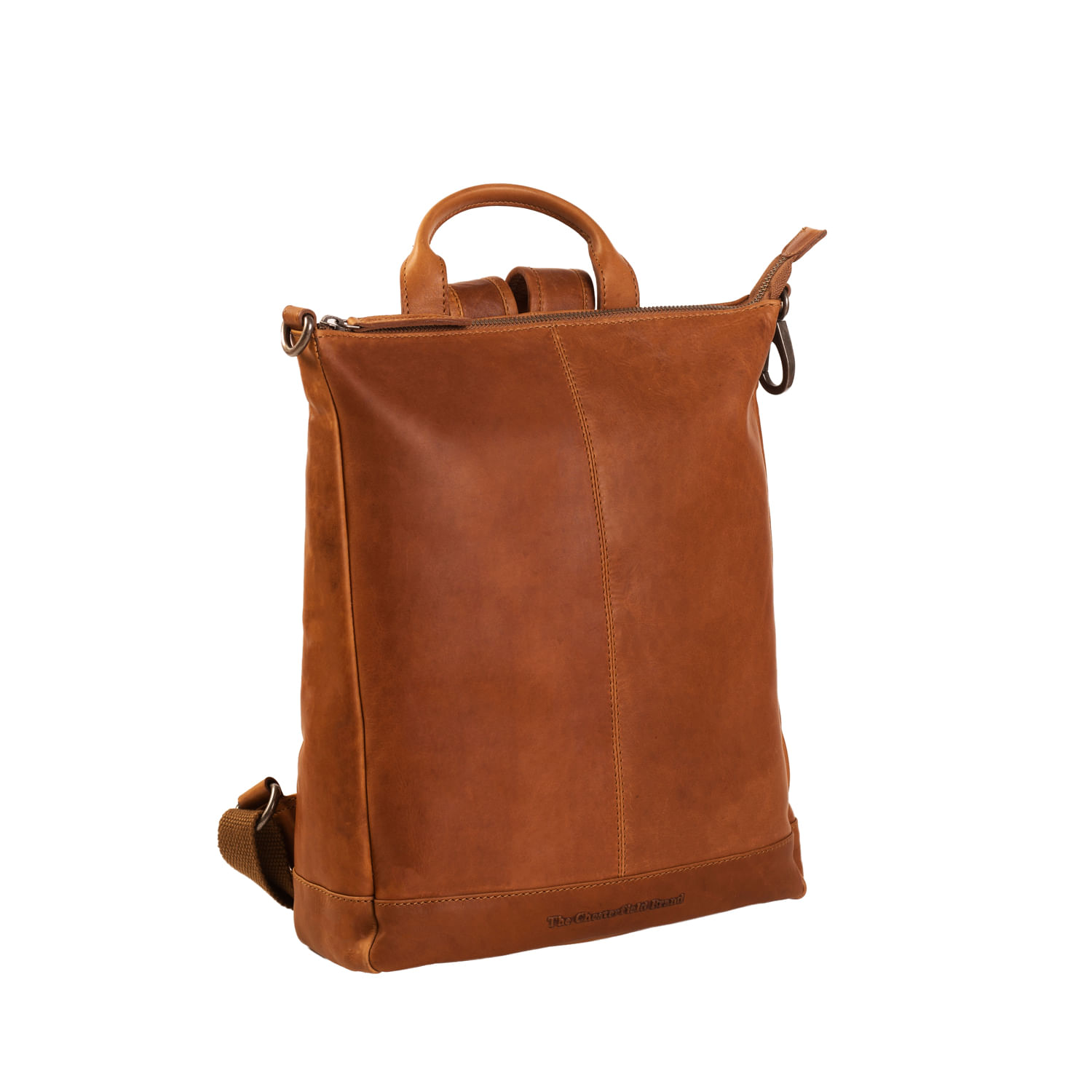 Rucsac de dama The Chesterfield Brand din piele moale maro coniac, Saar fotografia produsului View 2 L