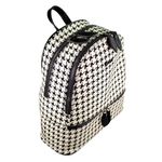 Rucsac de dama din piele naturala, Reform, model 1155, Alb cu imprimeu fotografia produsului