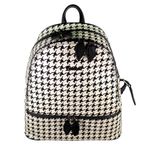 Rucsac de dama din piele naturala, Reform, model 1155, Alb cu imprimeu fotografia produsului View 2 S