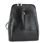 Rucsac dama din piele naturala fina, model 250, Negru lucios fotografia produsului View 2 S