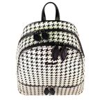 Rucsac de dama din piele naturala, Reform, model 1155, Alb cu imprimeu fotografia produsului View 5 S