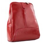 Rucsac dama din piele naturala fina, model 250, Rosu fotografia produsului