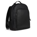 Rucsac unisex din piele naturala moale, model 269, Negru fotografia produsului