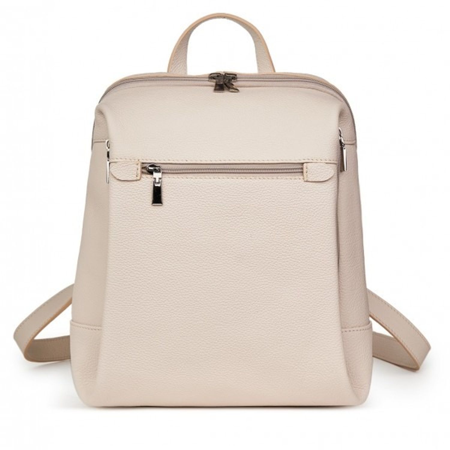 Rucsac dama din piele naturala, model 264, Bej fotografia produsului View 2 L