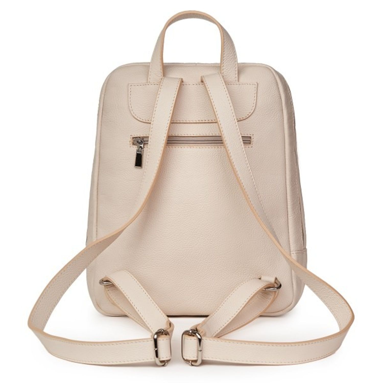 Rucsac dama din piele naturala, model 264, Bej fotografia produsului View 4 L