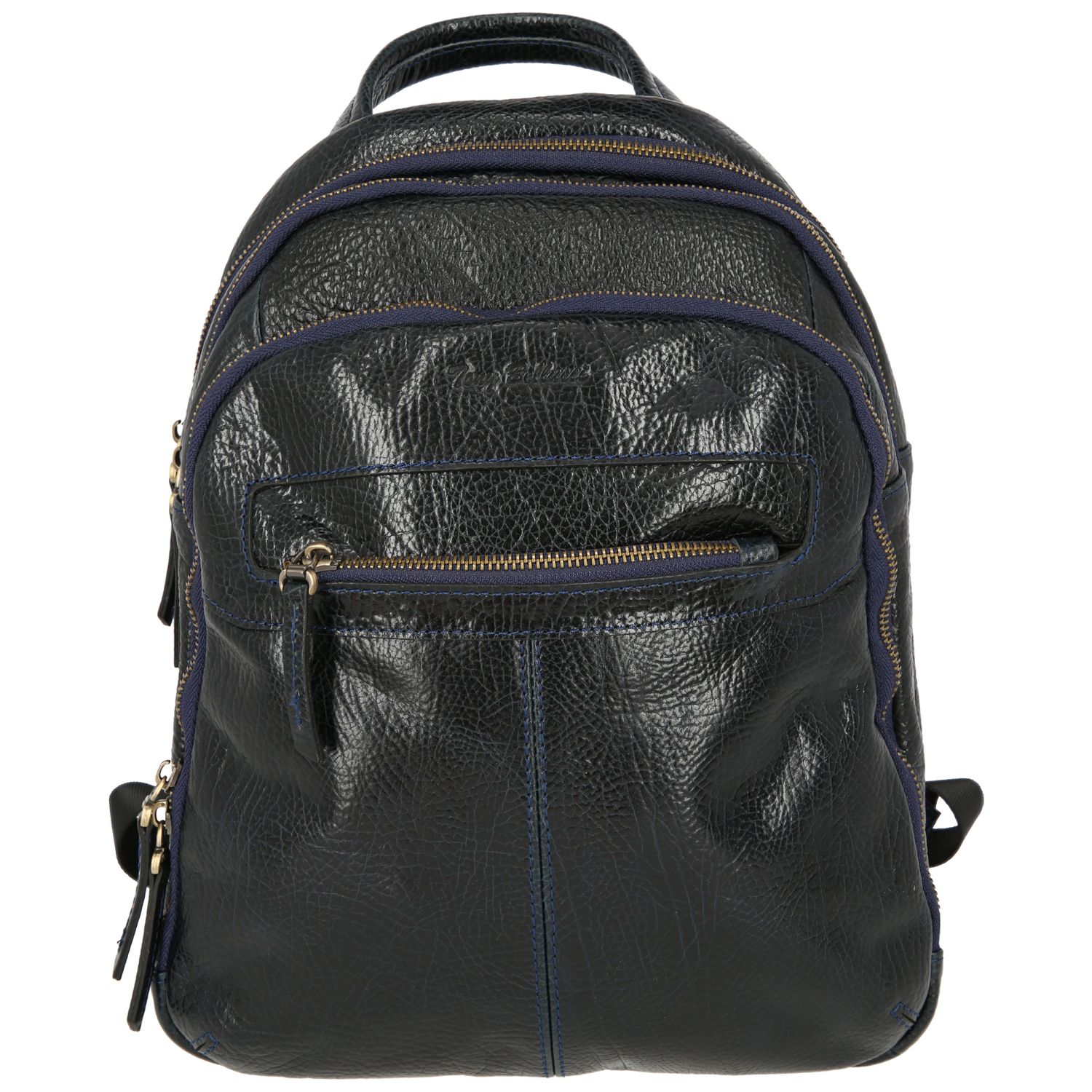 Rucsac bleumarin cu trei compartimente, magazinuldegenti, model T5116 fotografia produsului View 2 L