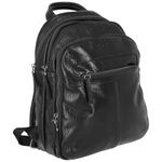 Rucsac negru cu trei compartimente, model T5116 magazinuldegenti fotografia produsului