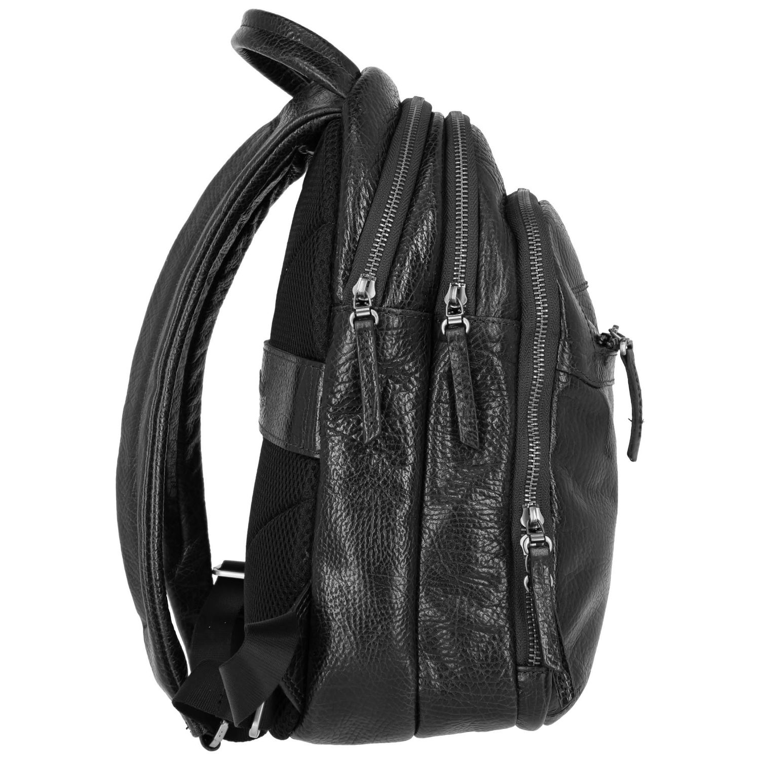 Rucsac negru cu trei compartimente, model T5116 magazinuldegenti fotografia produsului View 4 L