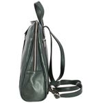 Rucsac dama din piele naturala moale, model 250, Verde metalizat fotografia produsului View 3 S