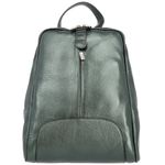 Rucsac dama din piele naturala moale, model 250, Verde metalizat fotografia produsului View 2 S