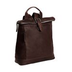 Rucsac The Chesterfield Brand din piele moale maro, Dali fotografia produsului