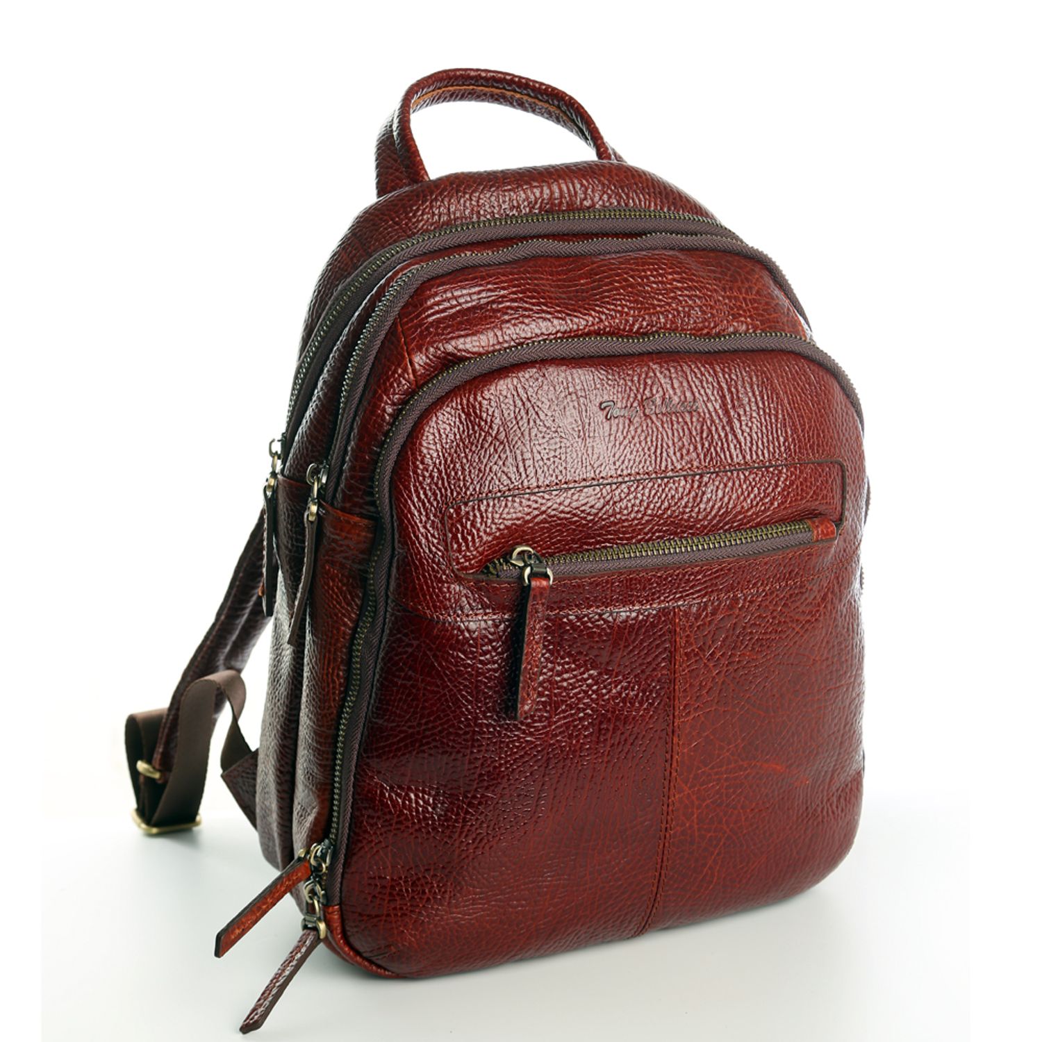 Rucsac maro roscat, model Tony Bellucci T5116, MAGAZINULDEGENTI fotografia produsului