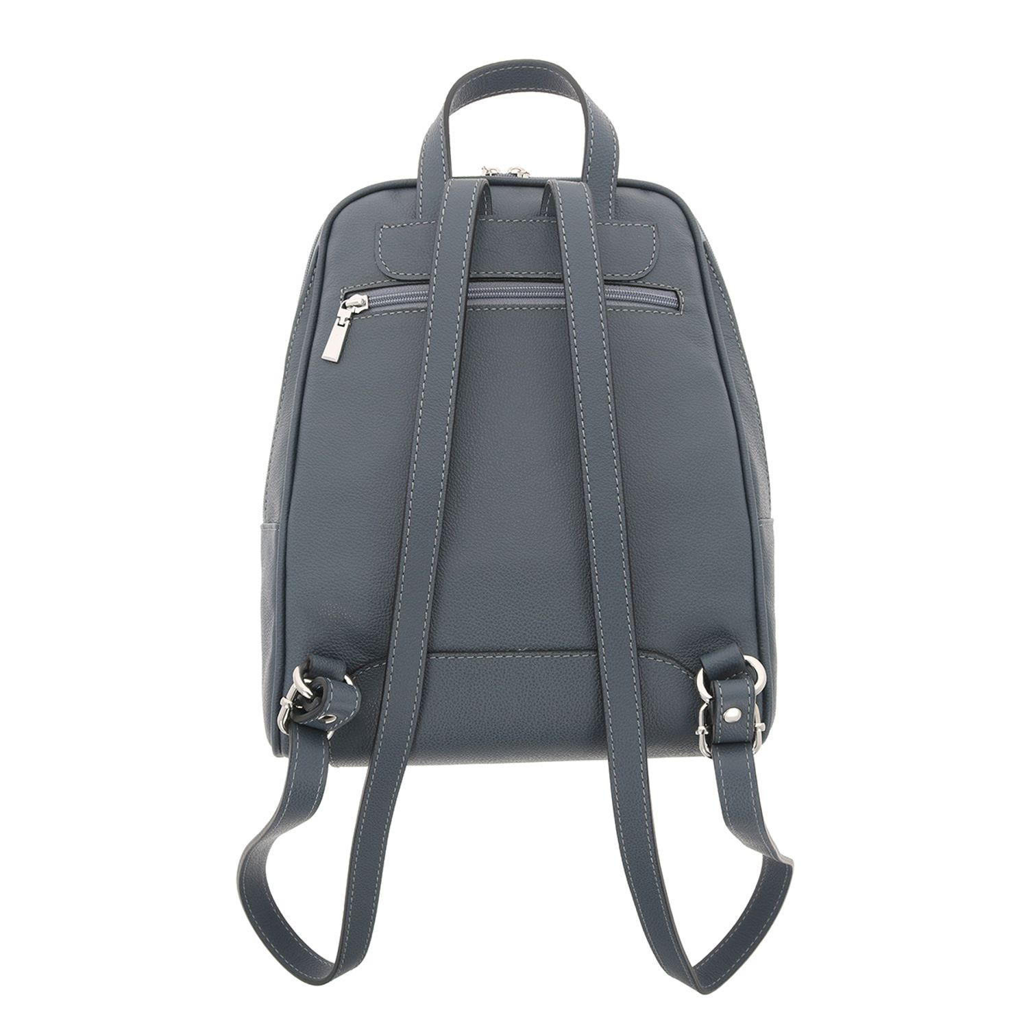 Rucsac dama din piele naturala moale, model 250, Gri mat fotografia produsului View 3 L