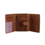 Portofel dama, The Chesterfield Brand, cu protectie anti scanare RFID, din piele naturala maro coniac, Nadia fotografia produsului View 8 S