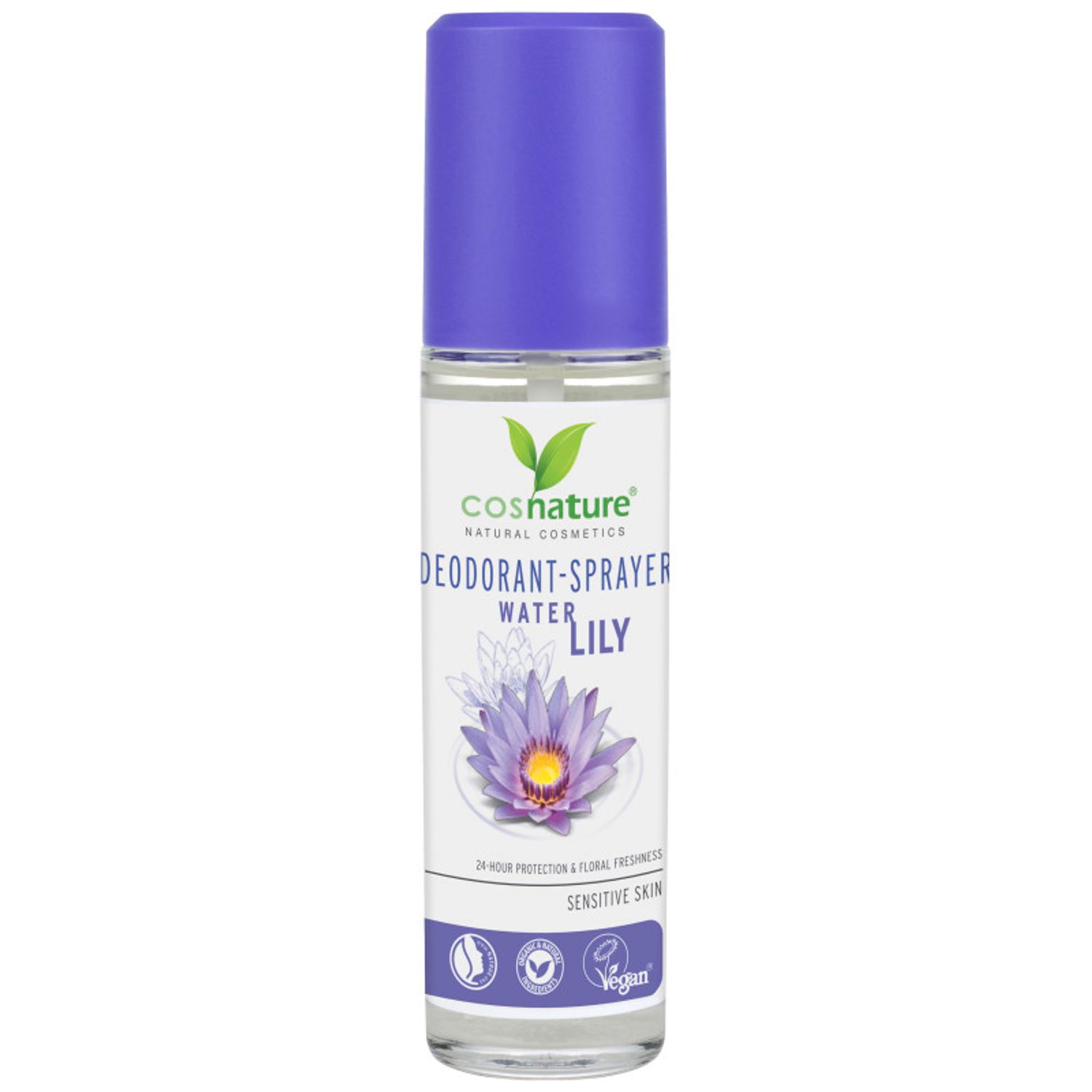 Spray deodorant Cosnature cu nufar 75 ml fotografia produsului
