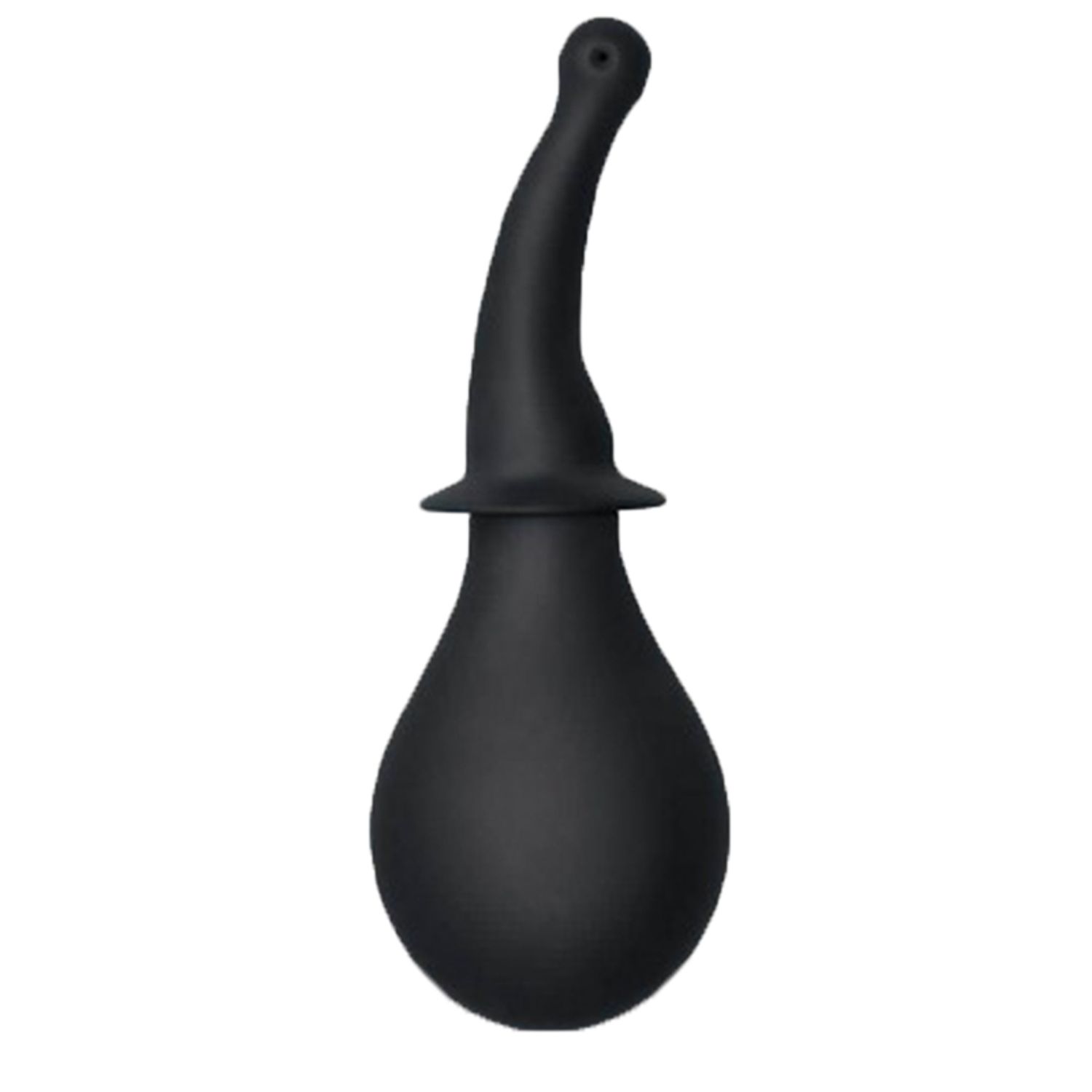 Irigator curbat igiena intima Douche Deluxe Black silicon negru fotografia produsului