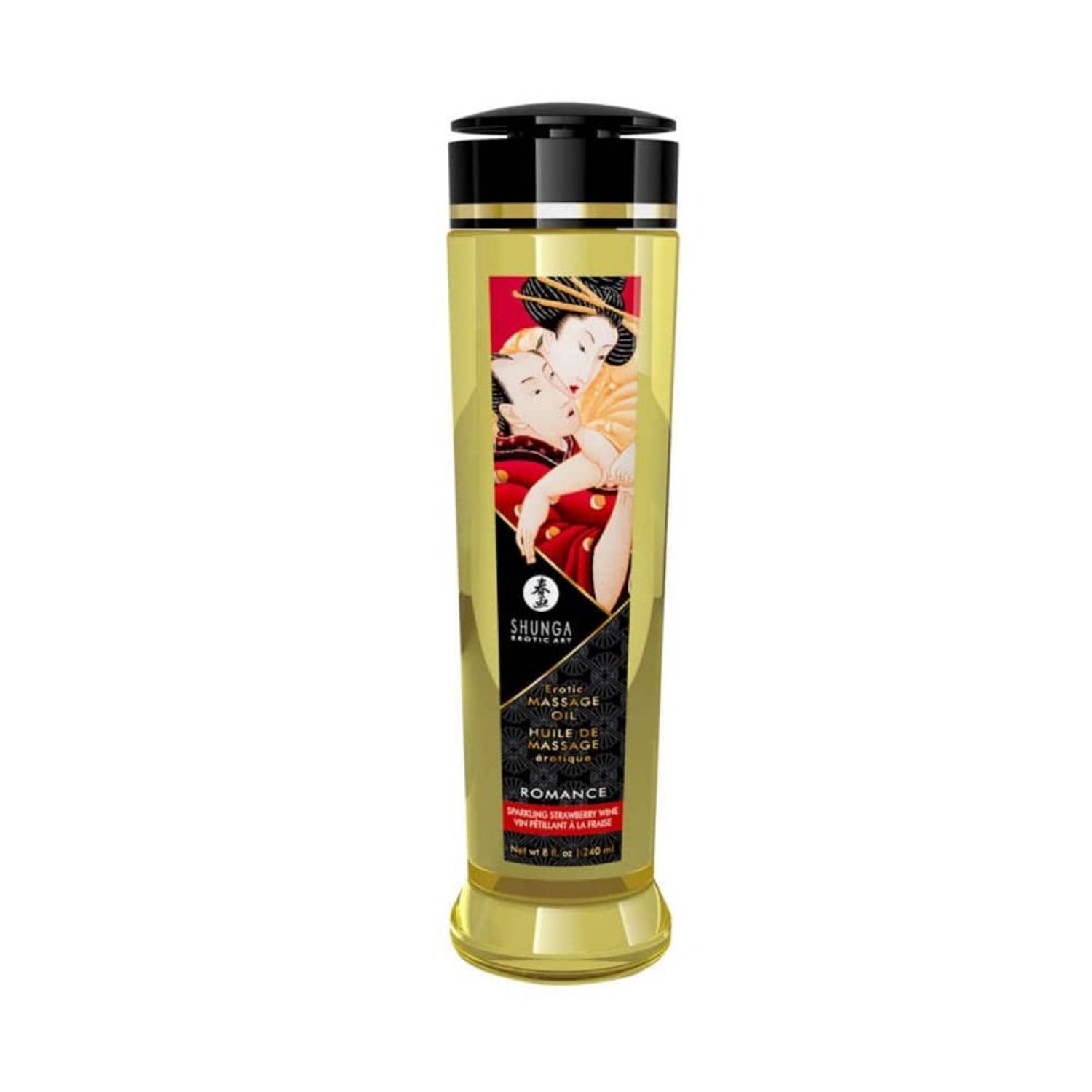 Ulei de masaj erotic cu aroma de capsuni Shunga 240 ml fotografia produsului