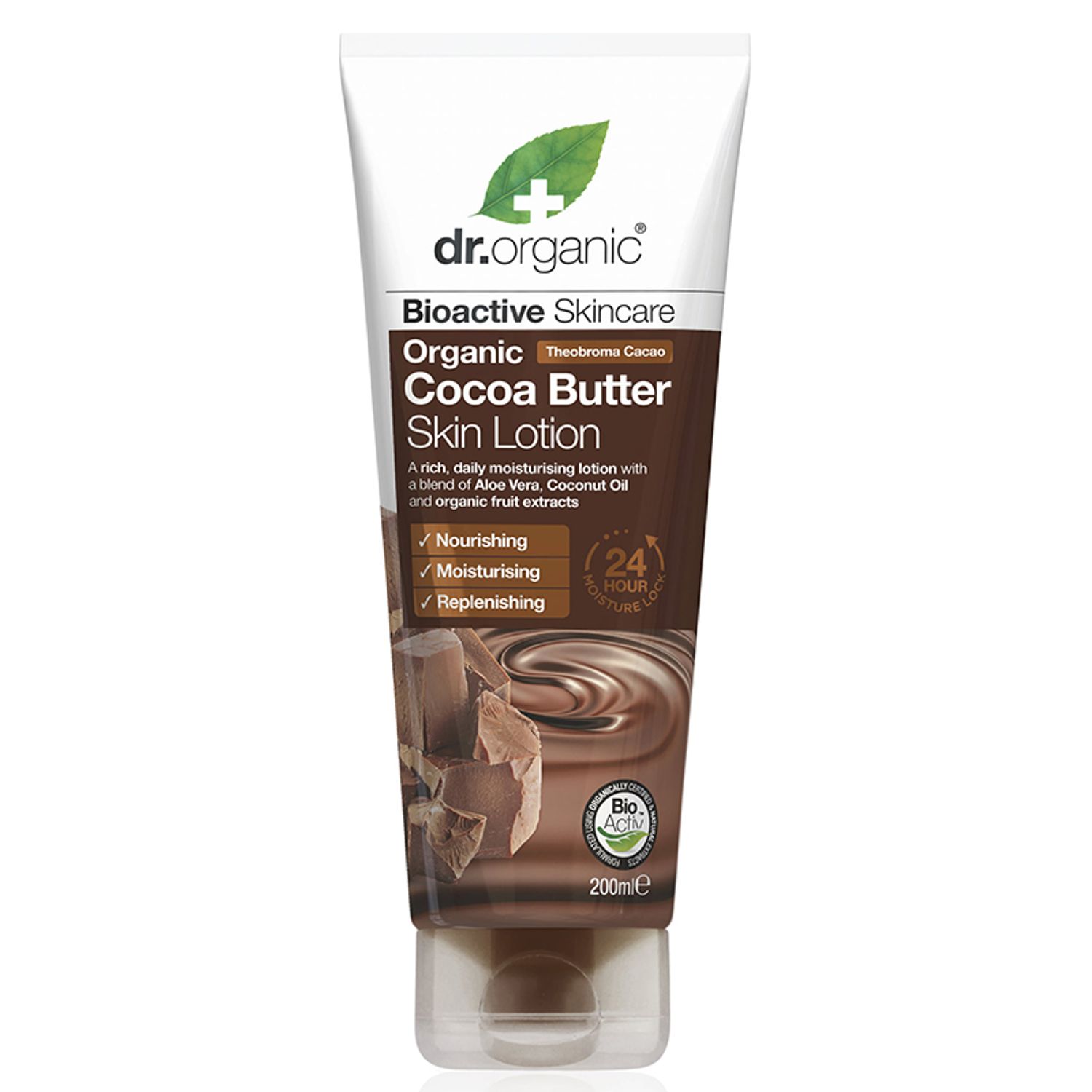 Lotiune de corp cu unt de cacao Dr Organic 200 ml fotografia produsului