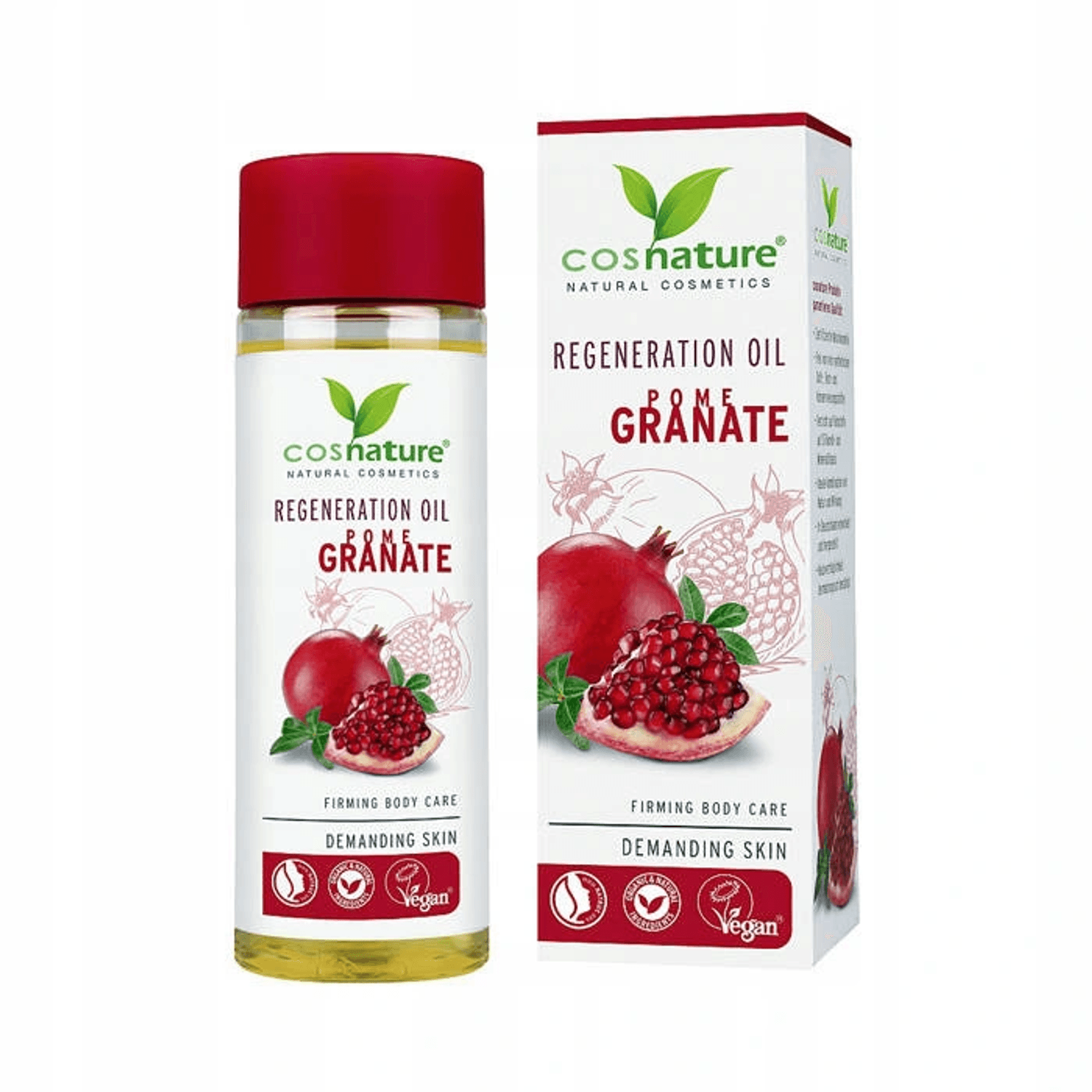 Ulei de corp regenerant pentru fermitate Cosnature cu rodie 100 ml fotografia produsului