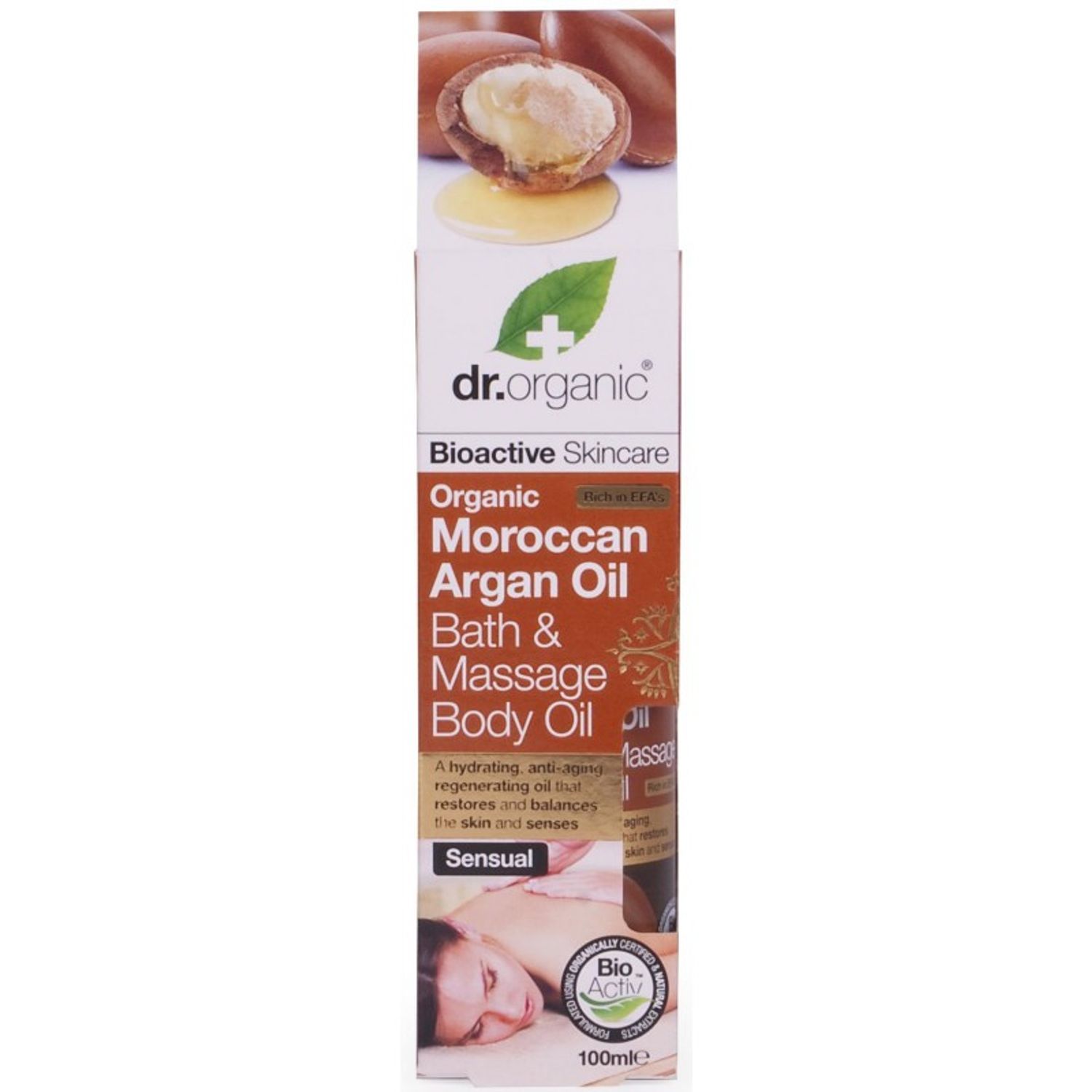 Ulei de masaj cu argan Dr Organic 100 ml fotografia produsului