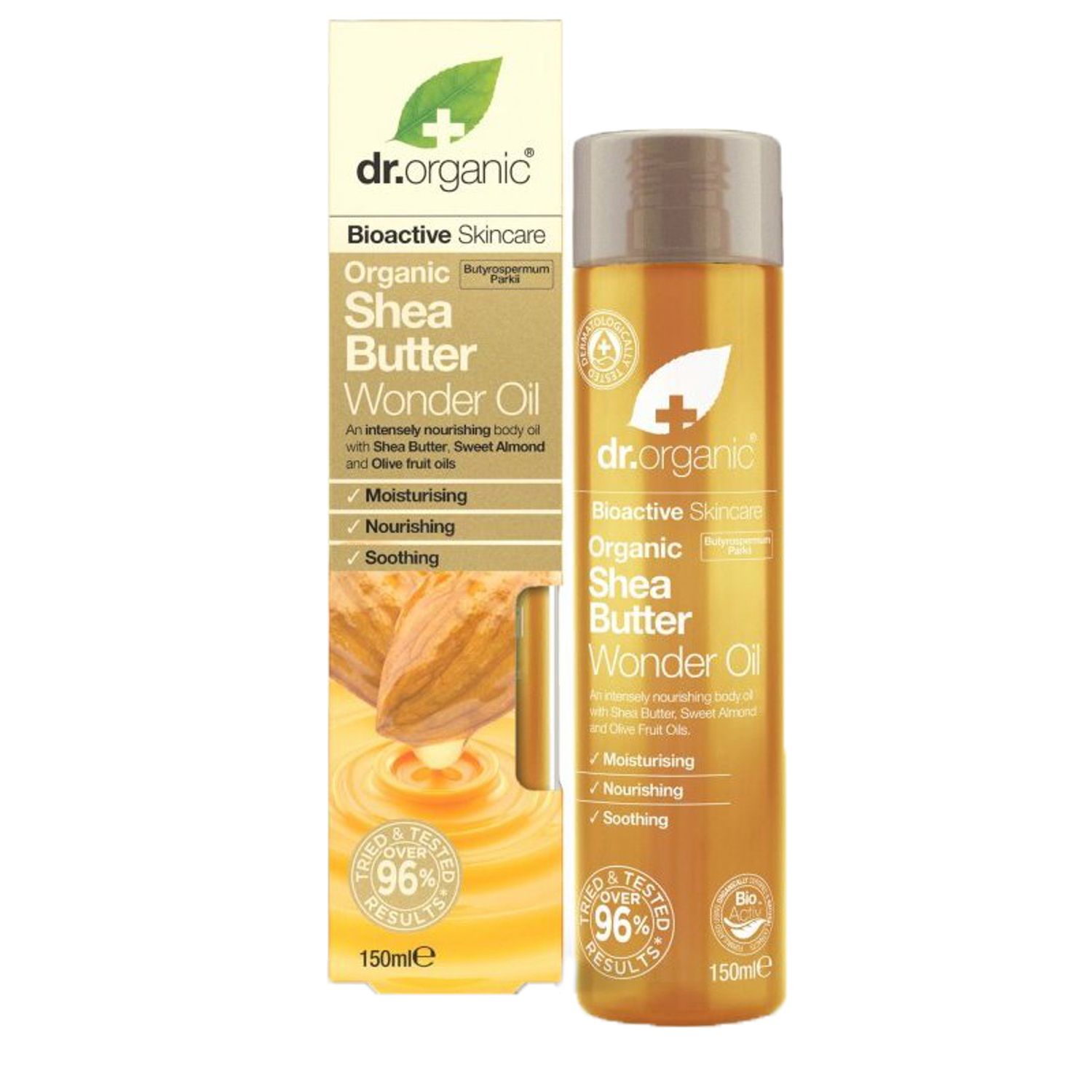 Ulei hidratant pentru corp cu unt de shea Dr Organic 50 ml fotografia produsului