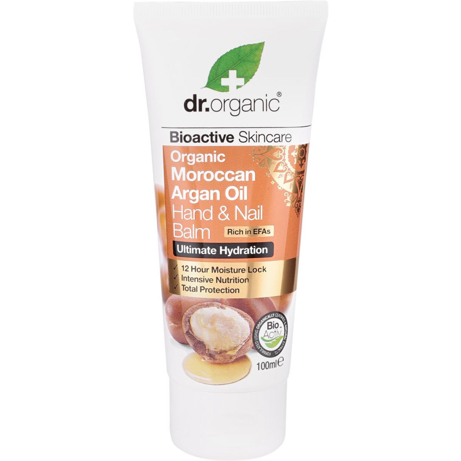 Balsam maini si unghii Bio Argan DrOrganic 100ml fotografia produsului
