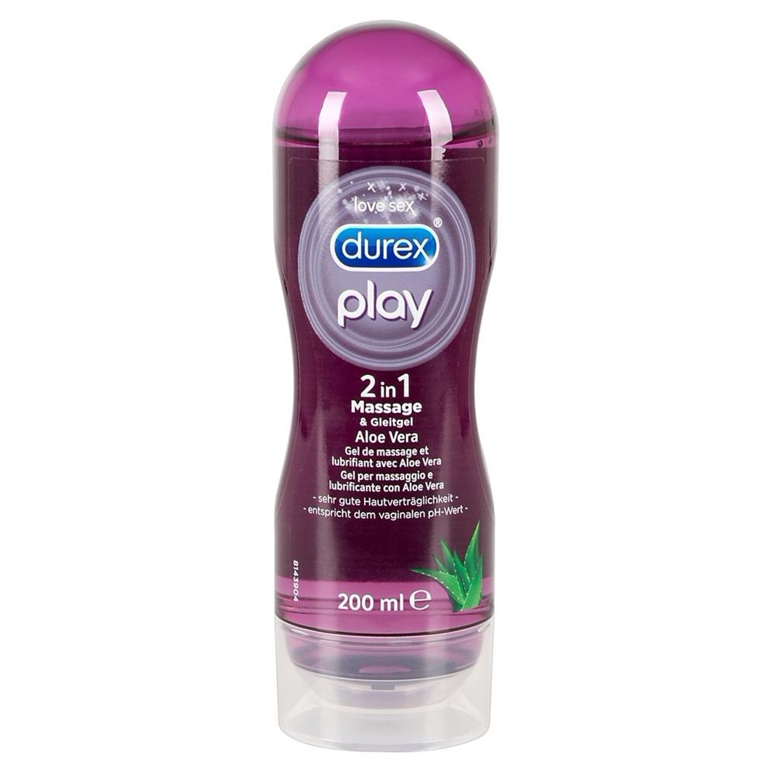 Lubrifiant Durex Play Massage 200ml fotografia produsului