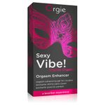 Lubrifiant stimulator cu vibratii Orgie Sexy Vibe Intense Orgasm 15 ml fotografia produsului