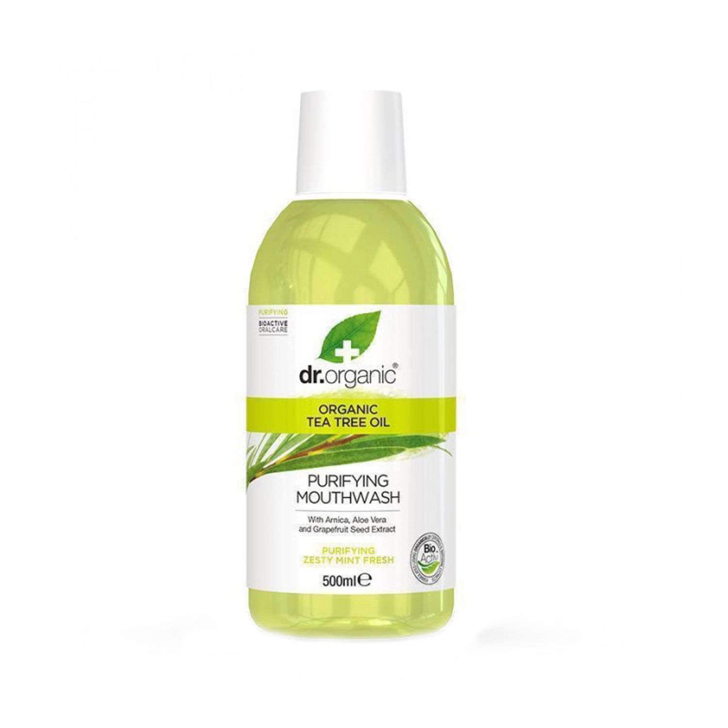 Apa de gura Bio Extract de Arbore de Ceai Dr Organic 500 ml fotografia produsului