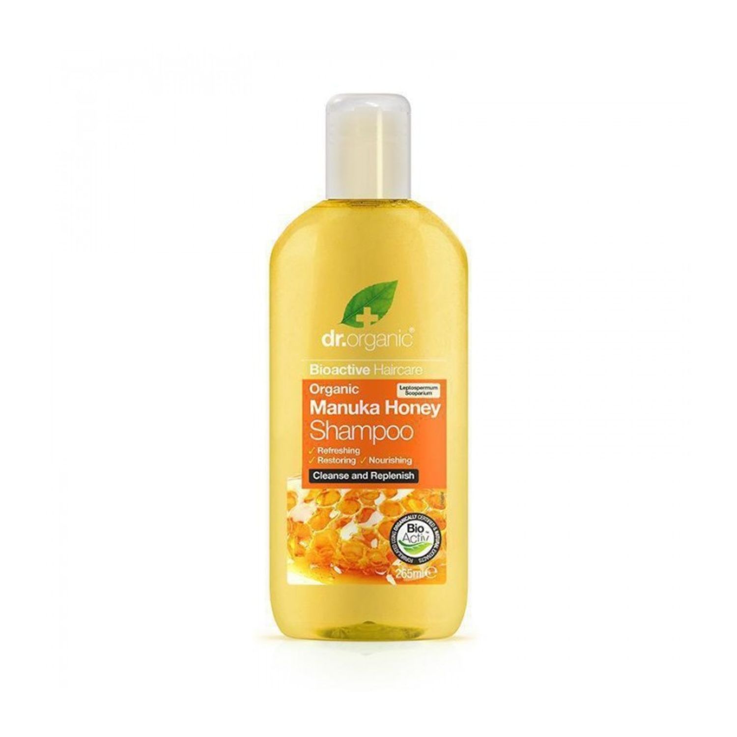 Sampon Bio Miere Manuka DrOrganic 265 ml fotografia produsului