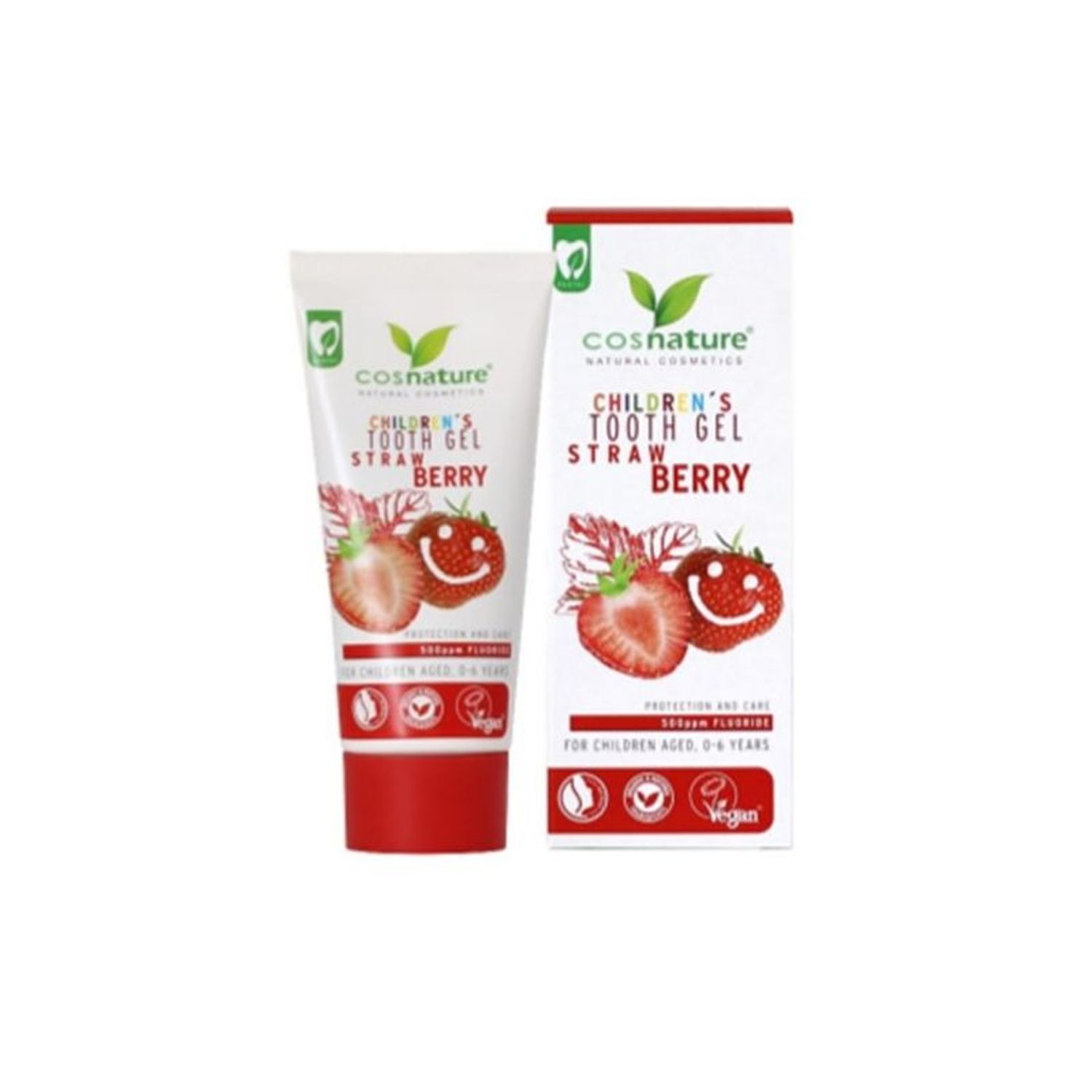 Pasta de dinti pentru copii Cosnature, cu capsuni, 75 ml fotografia produsului