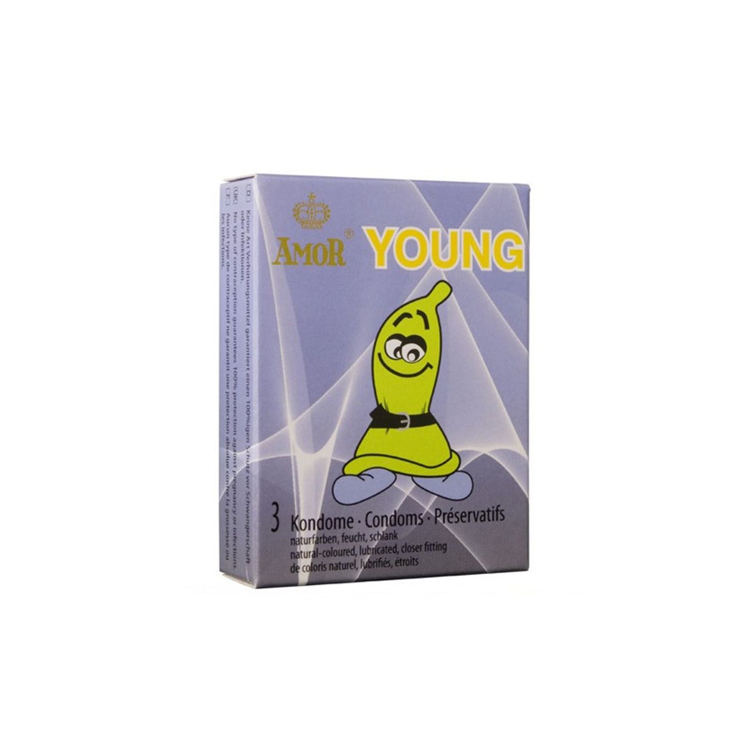 Prezervativ Amor Young 3 buc fotografia produsului