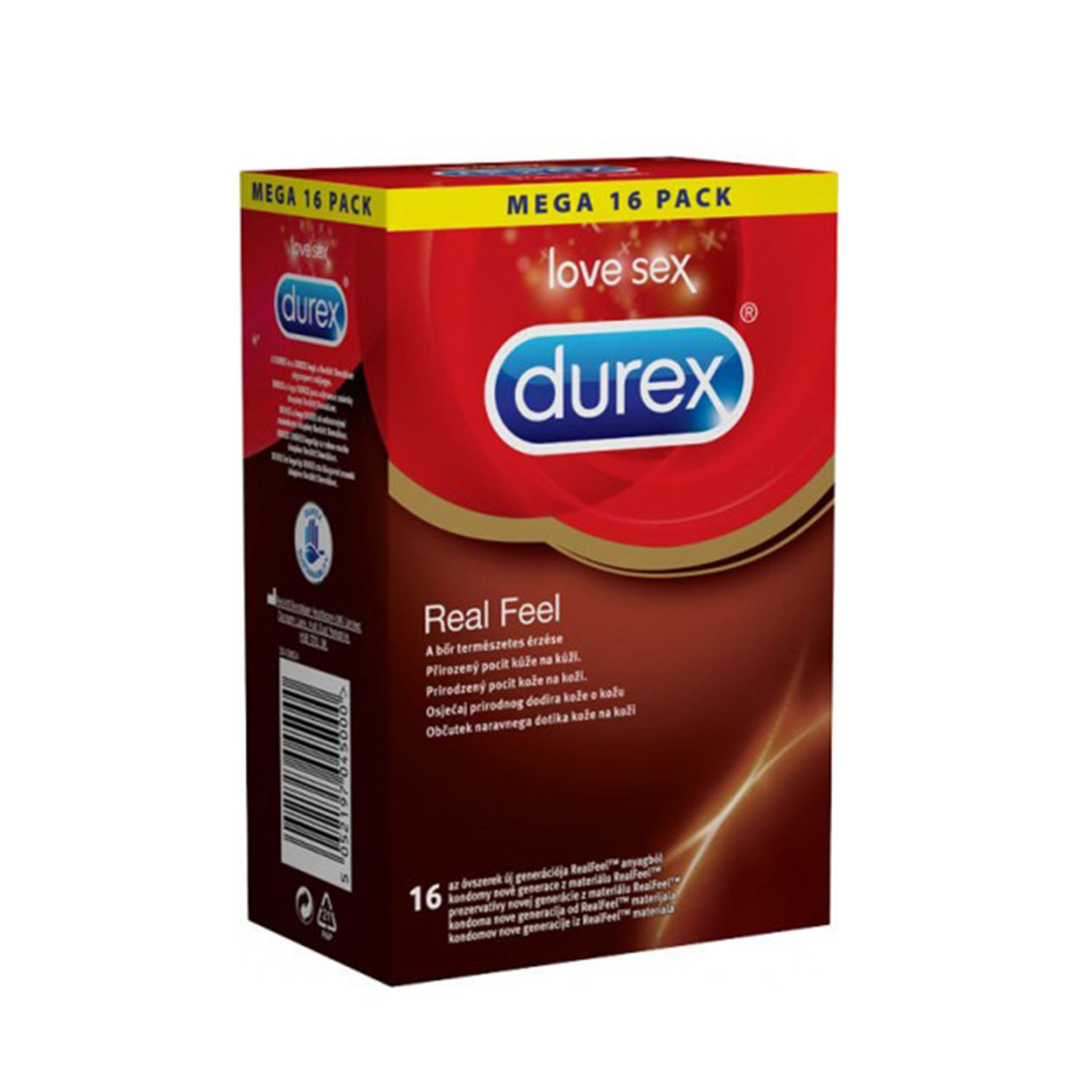 Prezervative Durex Real Feel 16 buc fotografia produsului