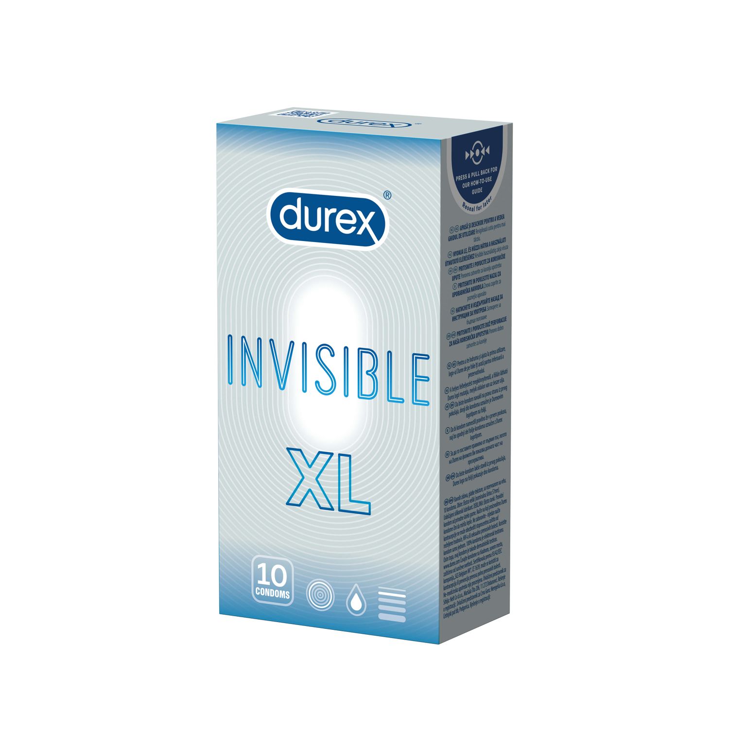 Prezervative Durex Invisible XL 10 buc fotografia produsului