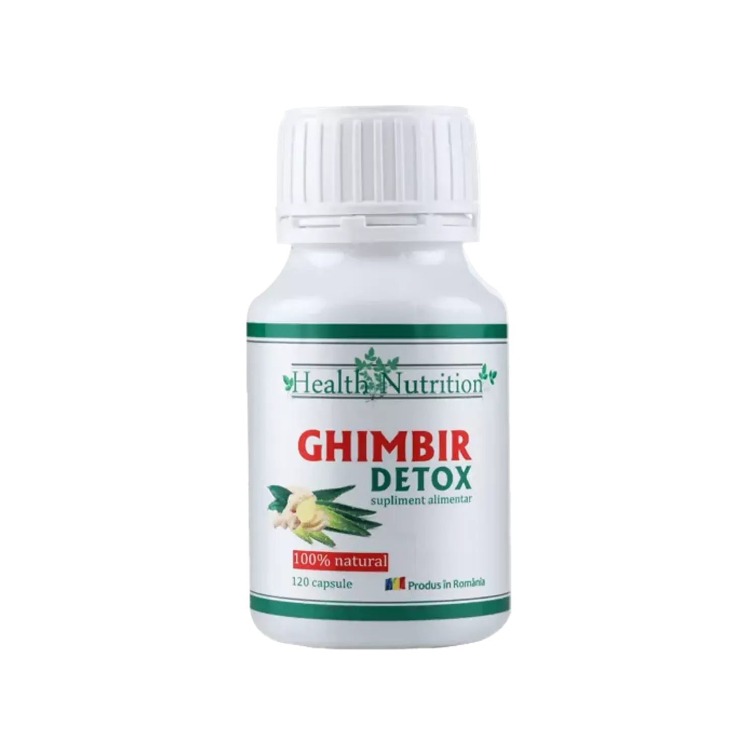 GHIMBIR DETOX 120 capsule fotografia produsului