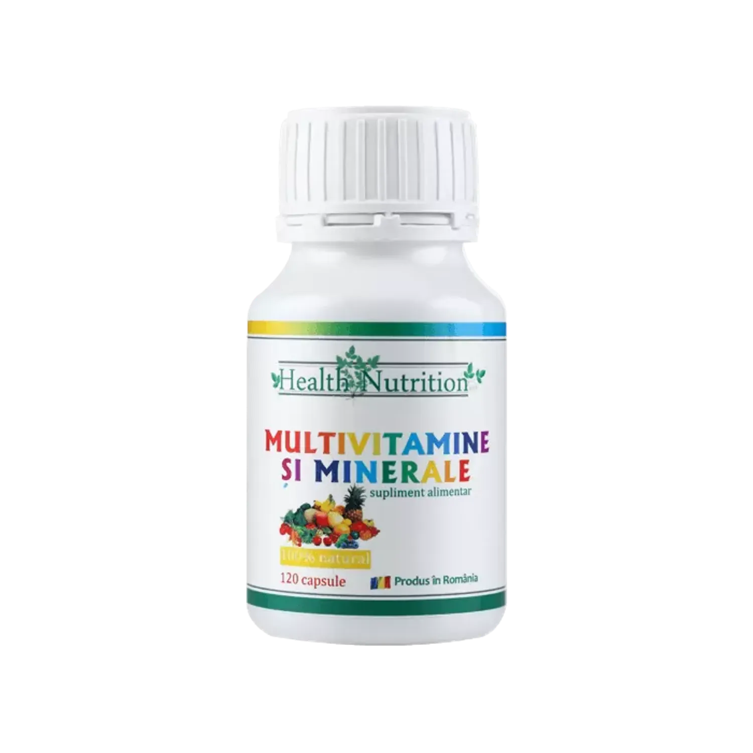 MULTIVITAMINE SI MINERALE 100% naturale, 120 capsule fotografia produsului