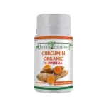 Curcumin Organic + Piperina 60 capsule fotografia produsului