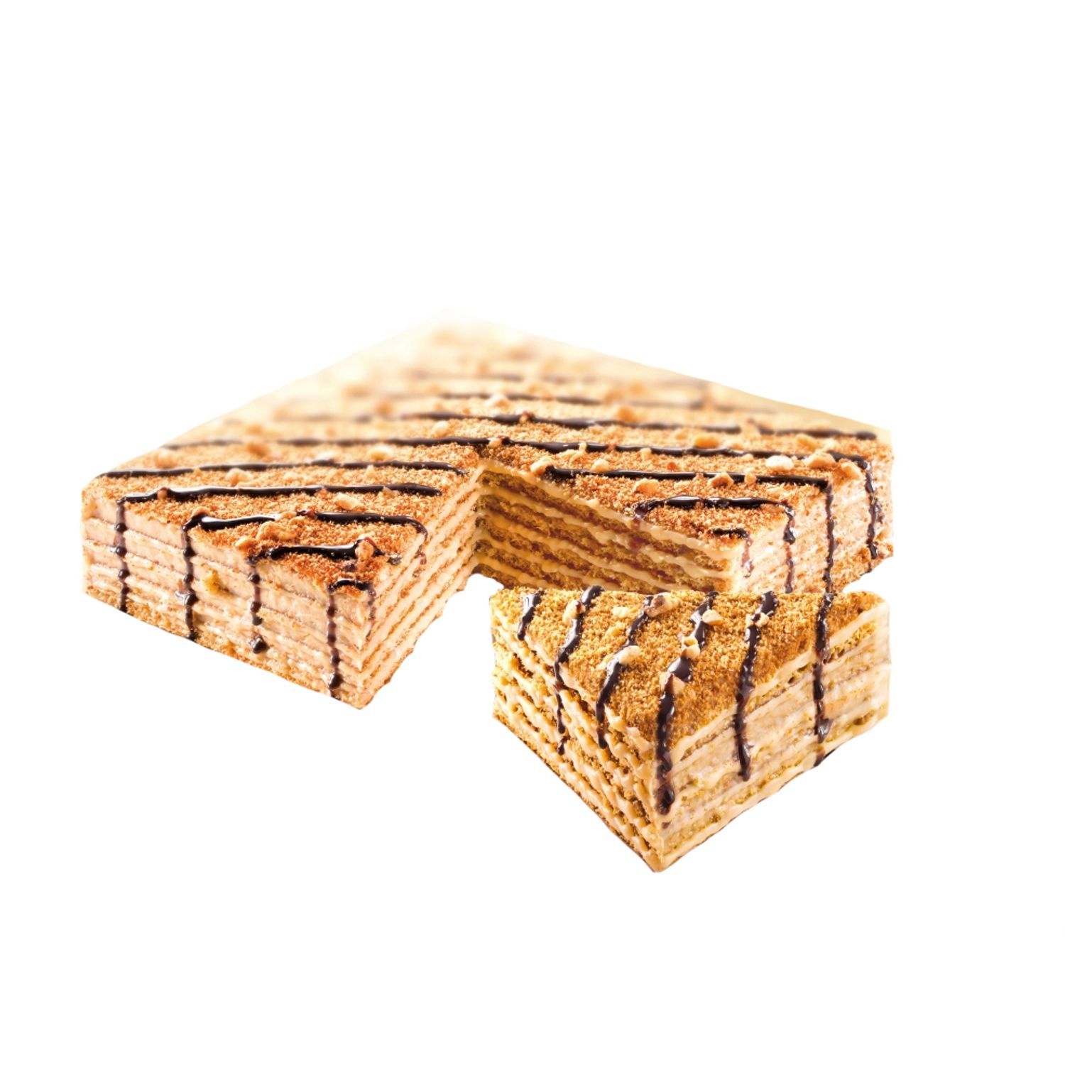 Tort Marlenka clasic cu miere si nuca 800g fotografia produsului